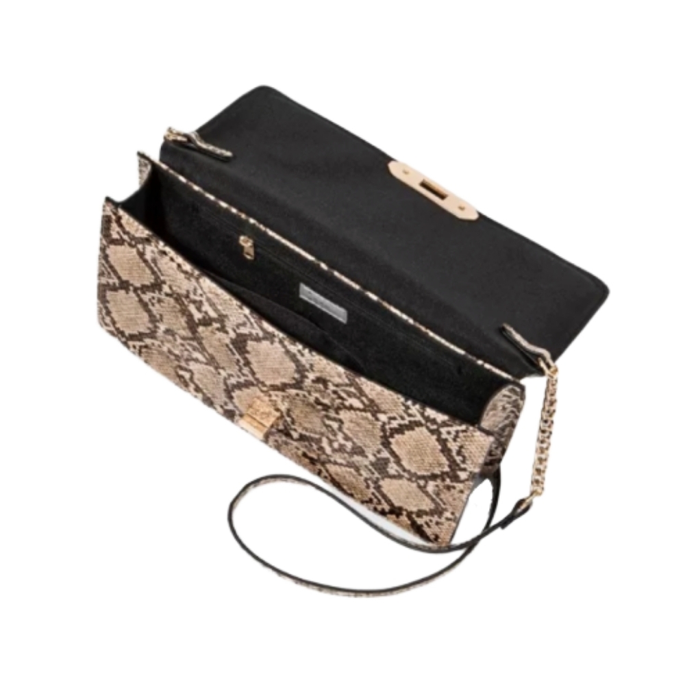 Quilted Flap Lock Crossbody Bag - Picture 2 of 4